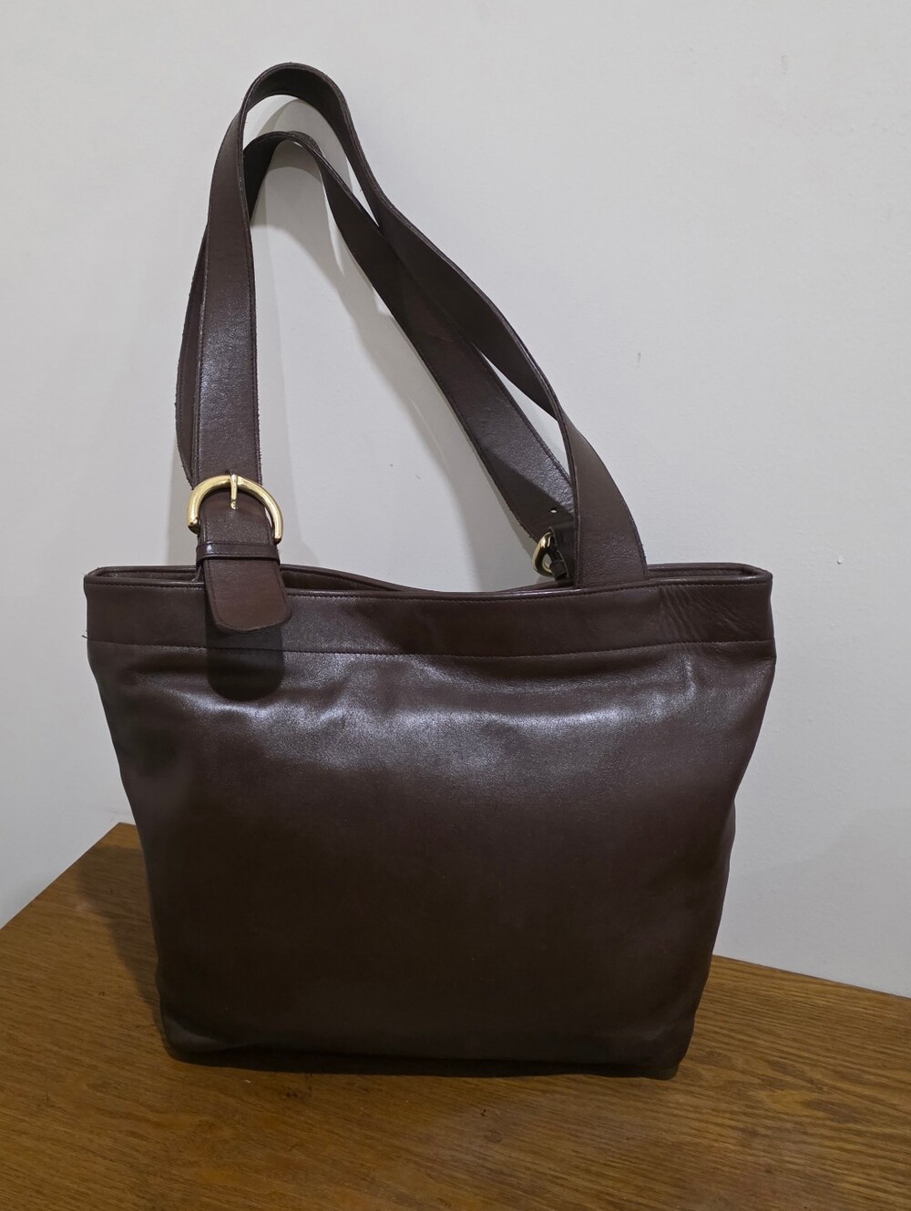 Vintage Coach Brown Cowhide Leather Tote bag